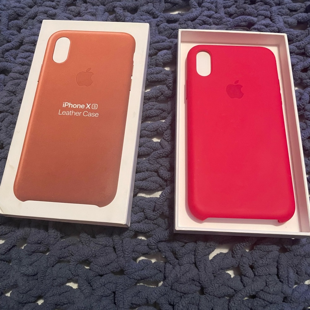 Red iPhone X case